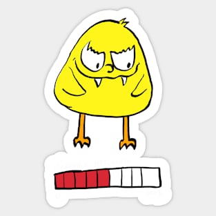 Funny Chicken, Poultry Hatching Mischief Sticker